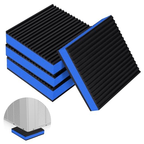 ToLanbbt 4 Pack Rubber Anti Vibration Pads Heavy Duty EVA