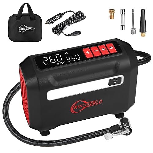 ROCGORLD R8 Tire Inflator Portable Air Compressor, Dual...