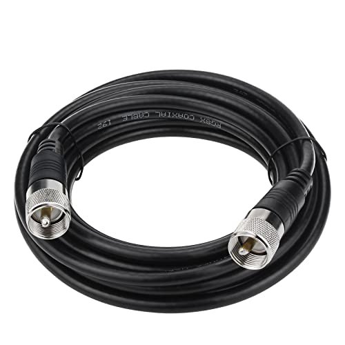 Ullnosoo 18ft RG8x Coaxial Cable, CB Coax PL259 Connectors
