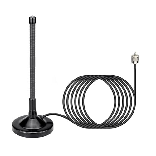 CB Radio Antenna with Magnetic Base, BNC Connector, 27MHz...
