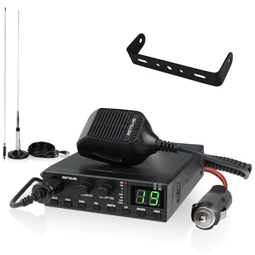 Retevis MB2 40-Channel AM/FM CB Radio Kit, Long Range for