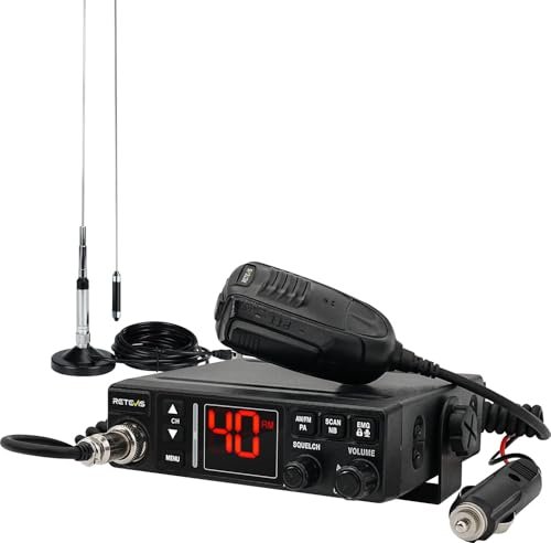 Retevis MB3A 40-Channel AM/FM CB Radio Kit for Truckers.