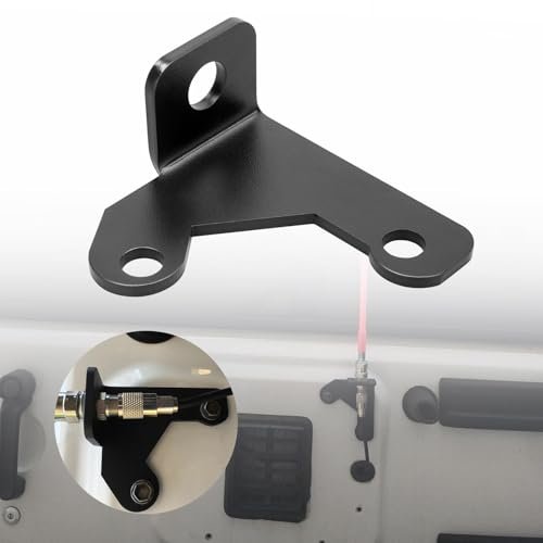 Anina CB Antenna Spare Tire Mount for Jeep JK Wrangler