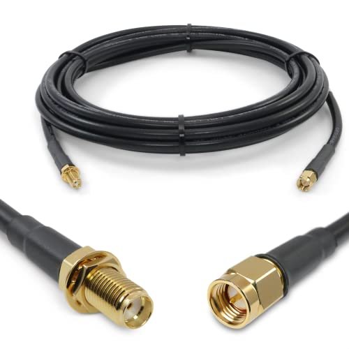 Proxicast 15 ft SMA Male to SMA Female Low-Loss Cable