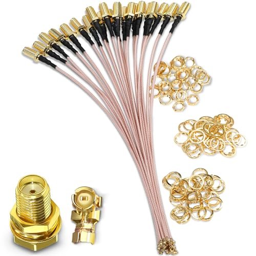 TUOLNK IPX MHF1 to SMA Cable SMA RG178 Coax 5pcs