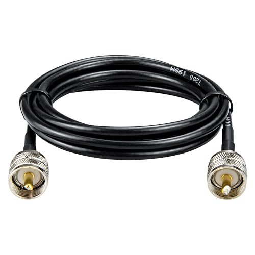 Boobrie 6.56Ft UHF Male PL-259 LMR200 Equivalent Cable