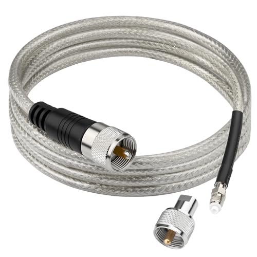 Ullnosoo CB Coax Cable 6ft, CB Radio Antenna RG8X Low