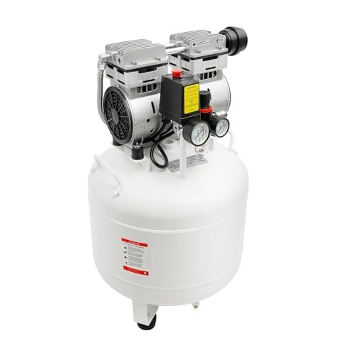 40L Medical Dental Air Compressor, 110V 750W Oil-Free Silent