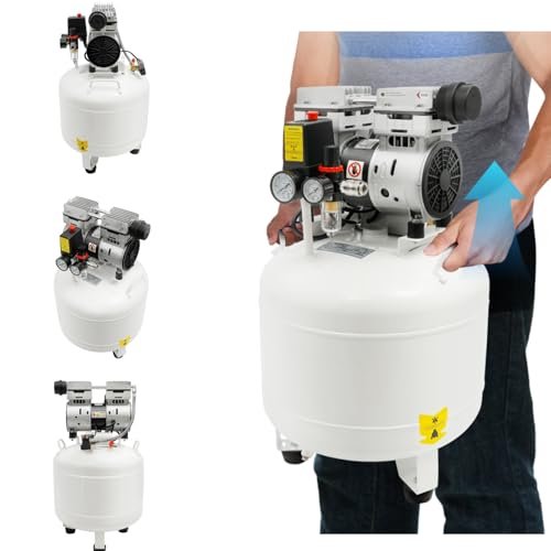 40L Medical Oil-Free Dental Air Compressor Ultra Silent...