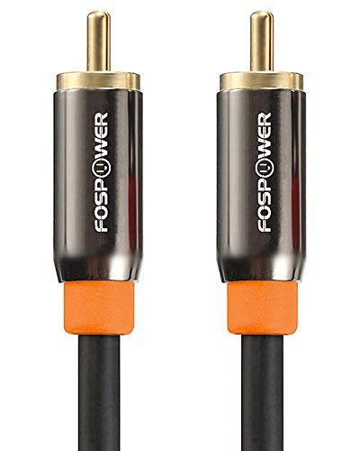 FosPower Digital Audio Coaxial Cable [24K Gold Plated]...