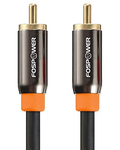 FosPower Digital Audio Coaxial Cable [24K Gold Plated]...
