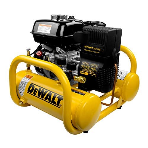 DeWalt 4 Gallon Portable Gas Powered Oil Free Compressor