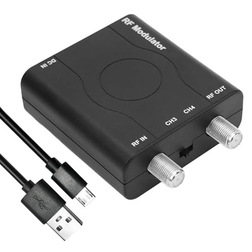 WOHPNLE HDM61 HDMI to Coax Adapter, 1080P RF Modulator.