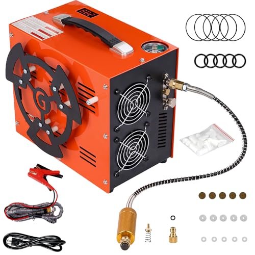 PCP Air Compressor, 4500 PSI / 30 MPa Auto Stop,