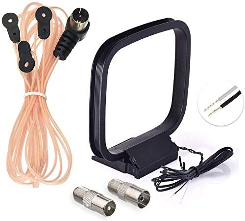 Bingfu FM Radio Dipole Antenna 75 Ohm Indoor Receiver.