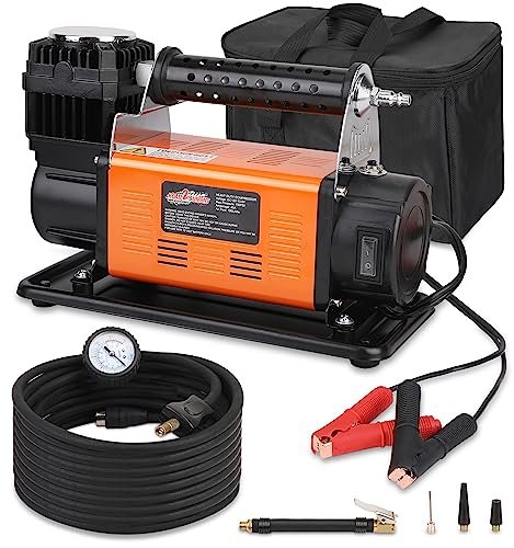 ROAD2SUMMIT Heavy Duty Portable 12V Air Compressor Off-Road
