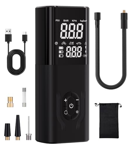 Tire Inflator Portable Air Compressor, 180PSI Air Pump.