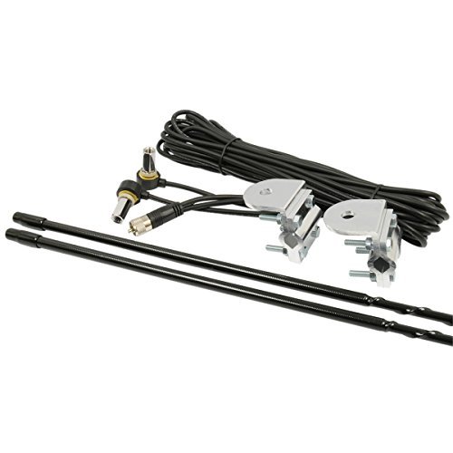 RoadPro RPPS-23KB Platinum Series Black 3 Foot Dual CB...