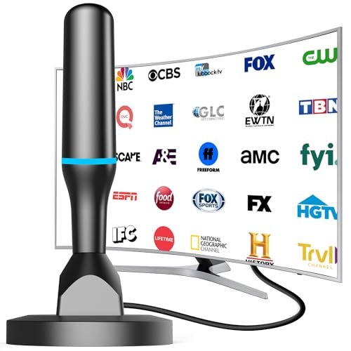 Indoor TV Antenna for Local Channels - 4K HD Digital