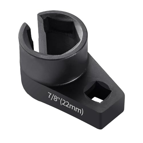 Lemxily Offset O2 Sensor Socket, 7/8-Inch (22mm), 3/8-Inch...