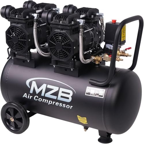 MZB 13 Gallon Ultra Quiet Air Compressor Oil-Free.