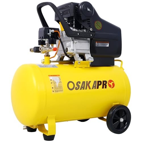 4.5HP Portable Air Compressor, 13 Gallon Oil-Lubricated...