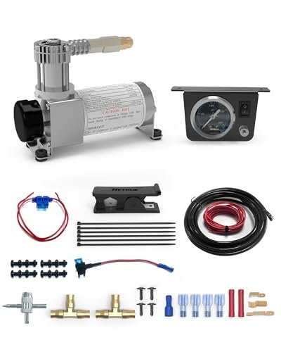 RETRUE Onboard Air Compressor System for Truck Airbag...