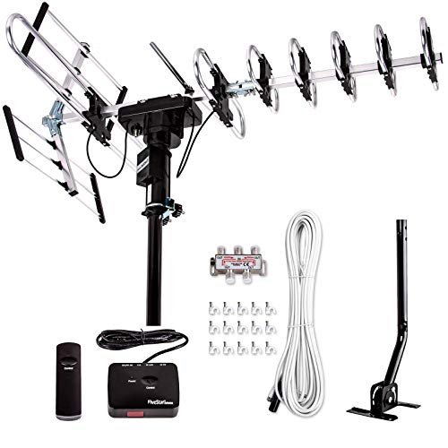 Five Star Outdoor Digital Amplified HDTV Antenna with...