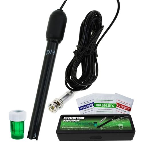 Long Body pH Electrode with BNC Socket 300cm Cable.