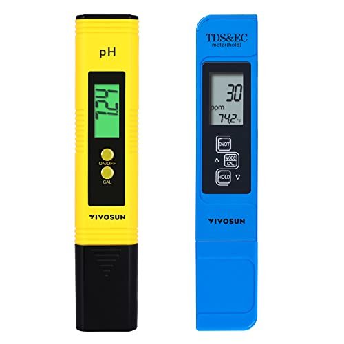 VIVOSUN Digital pH and TDS Meter Kits, High Accuracy for