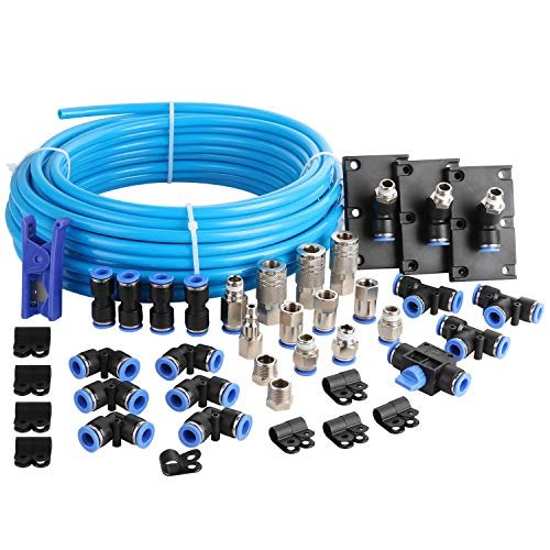 WYNNsky Shop Air Line Kit, 3/8 Inch Nylon Master Set.