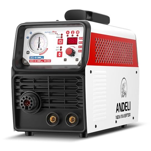 ANDELI 50Amp Plasma Cutter 110V/220V Built-in Air Compressor