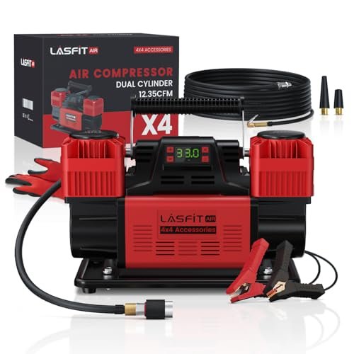 [2025 Upgraded] LASFIT X4 Off Road Air Compressor