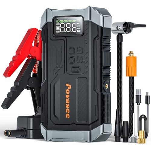 [2025NEW Model] 5000A Jump Starter with Air Compressor.
