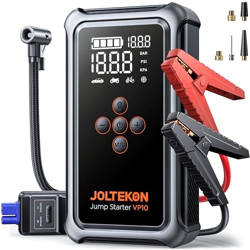 Joltekon Jump Starter with Air Compressor, 5000A Peak.