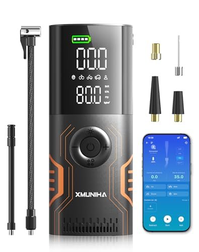 Tire Inflator Portable Air Compressor - Smart App Control...