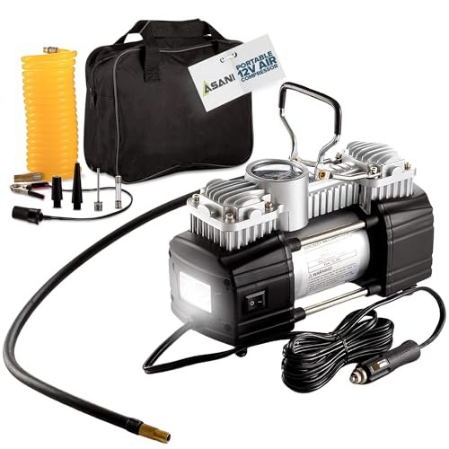 Asani 12V Air Compressor - Portable & Compact 150 PSI