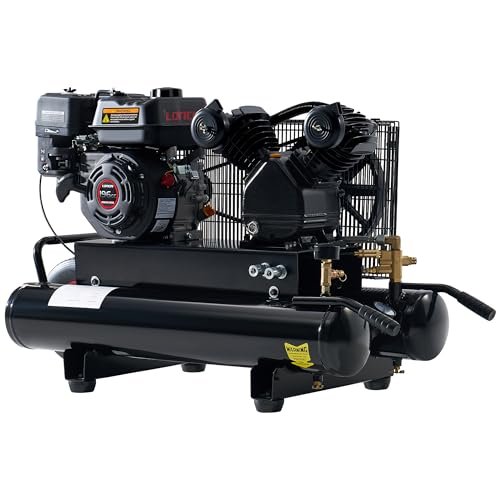 Albott 6.5HP Gas Powered Air Compressor, 8 Gallon