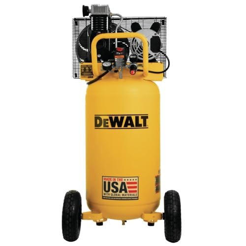 DEWALT 25 Gallon Vertical Air Compressor, Portable, Belt...