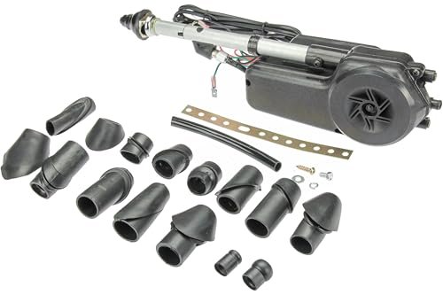 URO Parts AUTA2050B Power Antenna Kit, Universal Black Mast.