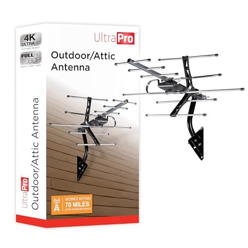 UltraPro Outdoor HD Digital, Long Range Smart TV Antenna 4K