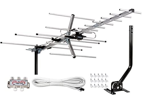 Five Star Yagi Satellite HD TV Antenna Long Range Mount