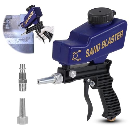 Ziopetru Sand Blaster Gun - Gravity Feed Sandblasting Tool