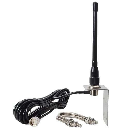 HYS VHF Marine Antenna Low-Profile 156-163Mhz Antennas with...