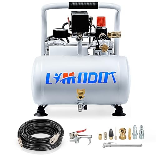 Limodot Ultra Quiet Air Compressor, Only 60dB, 1 Gallon,...