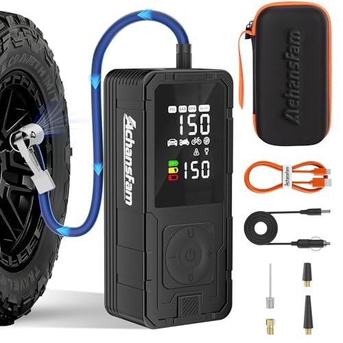 AchansFam P10 Portable Air Compressor, 45s Fast Inflation.