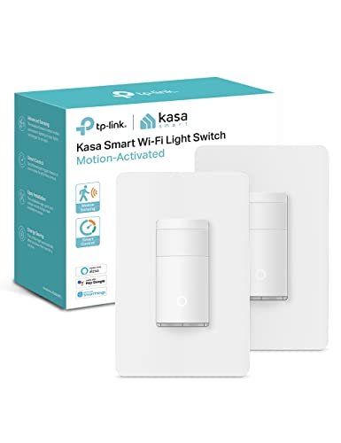 Kasa Smart Motion Sensor Switch, Single Pole, Wi-Fi, No Hub.