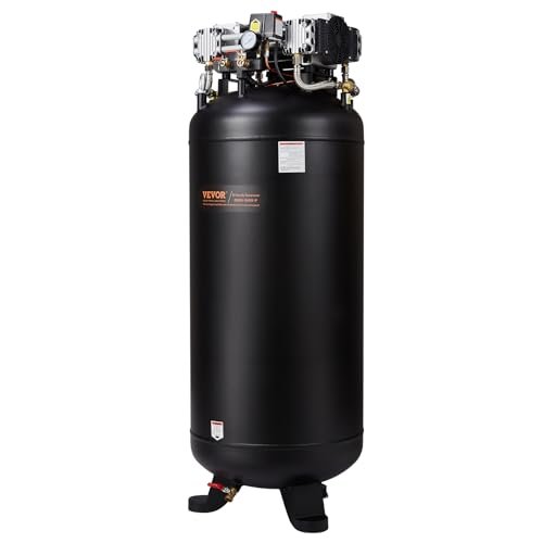VEVOR 80 Gallon Air Compressor, 145PSI Oil Free Stationary...