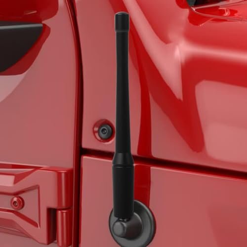 Short Antenna Trim for Jeep Wrangler JK JL JT.