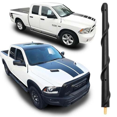 BASIKER Short Antenna fits for 2009-2025 Dodge Ram Truck...